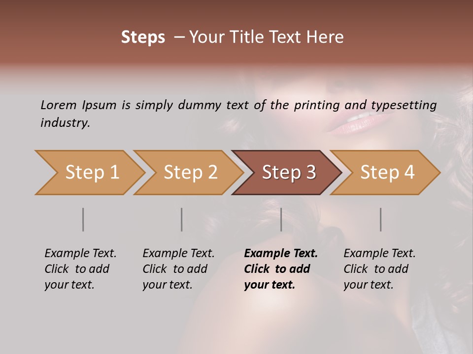 Luxury Girl Health PowerPoint Template
