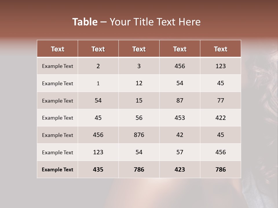 Luxury Girl Health PowerPoint Template