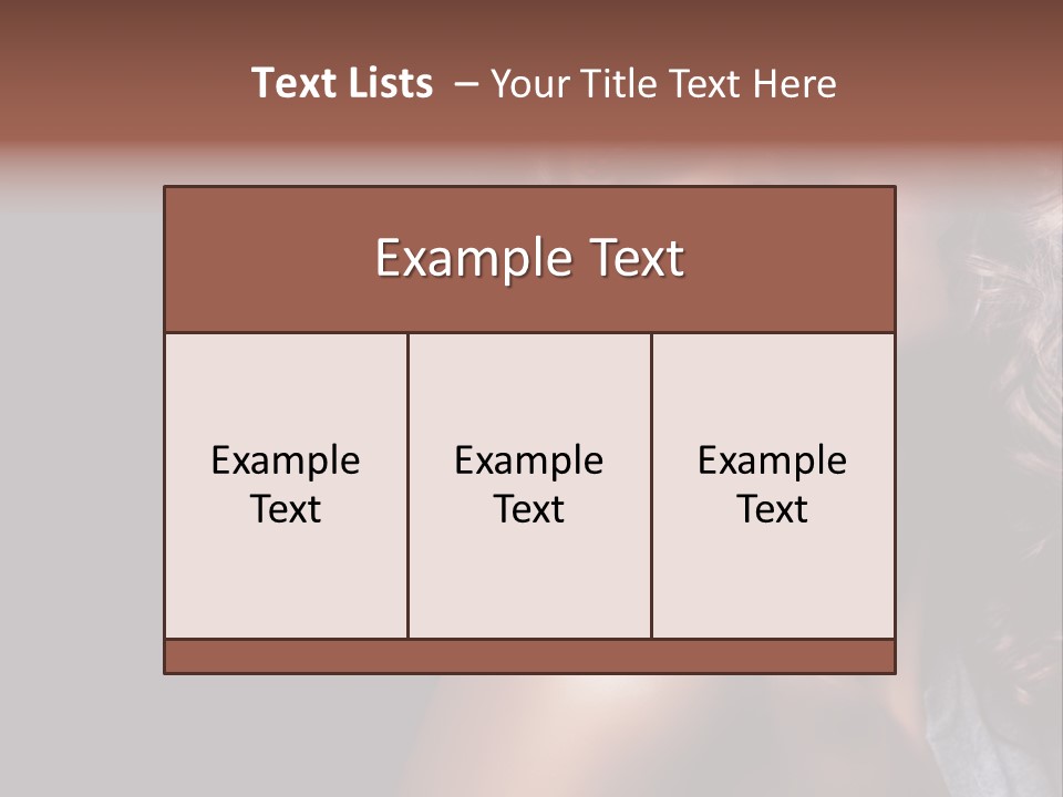 Luxury Girl Health PowerPoint Template