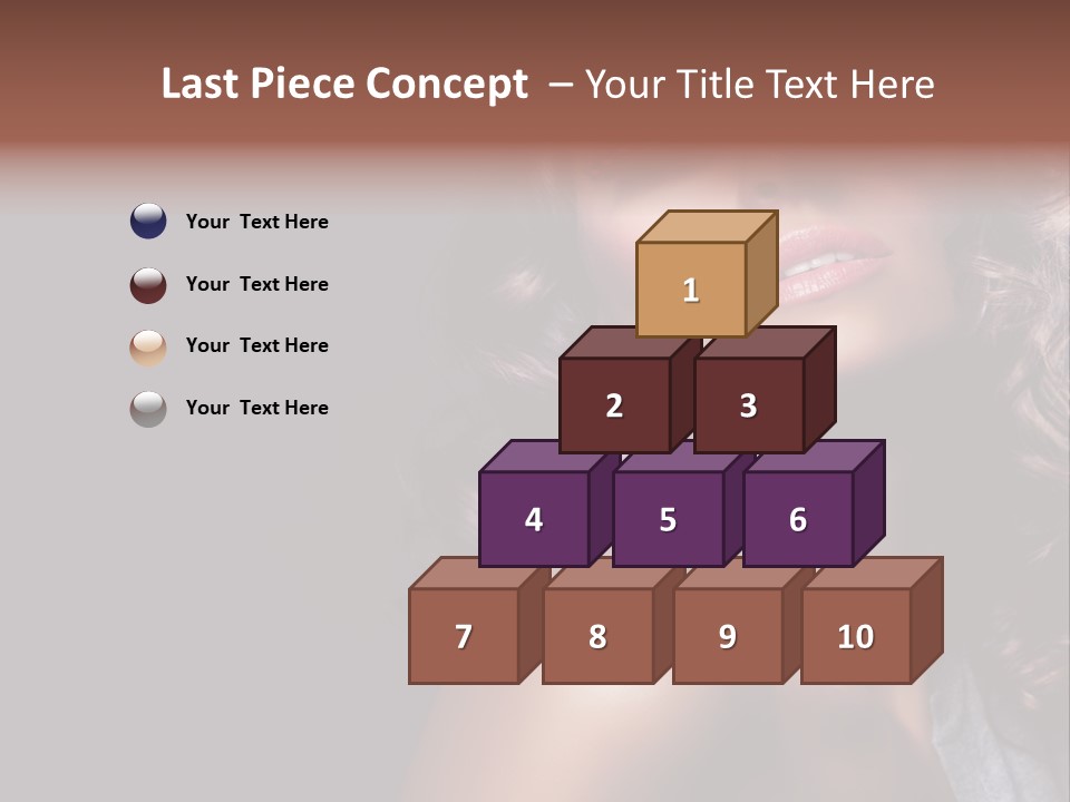 Luxury Girl Health PowerPoint Template