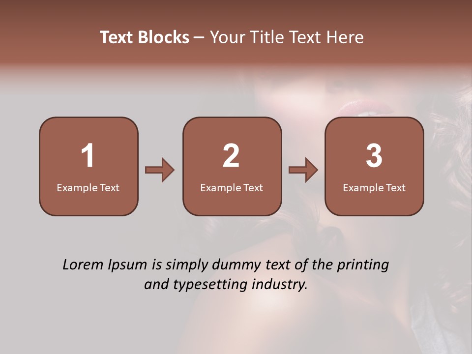 Luxury Girl Health PowerPoint Template