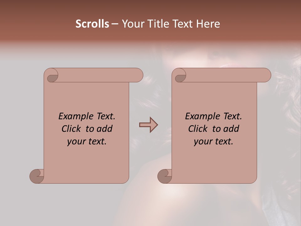 Luxury Girl Health PowerPoint Template