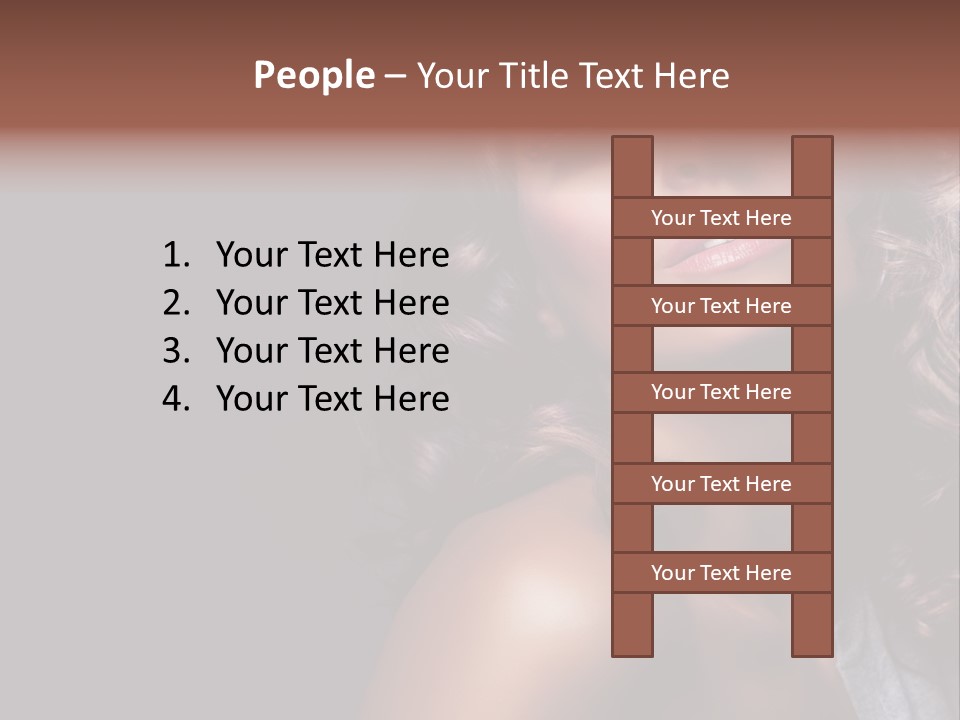 Luxury Girl Health PowerPoint Template