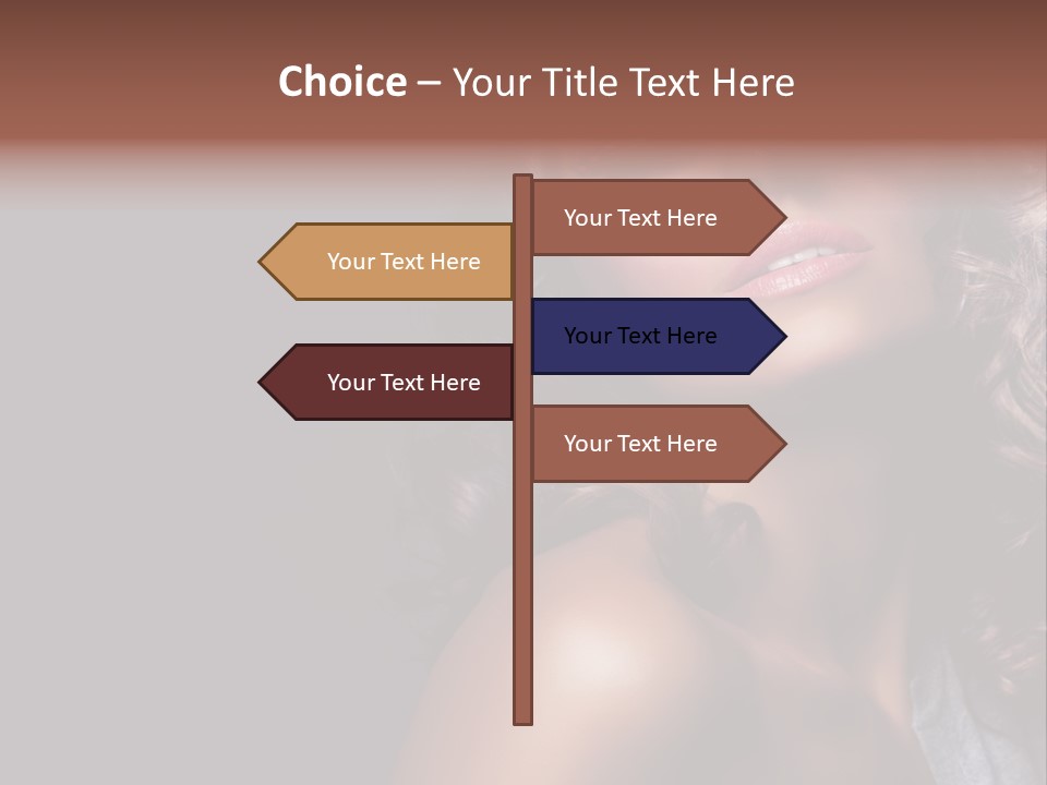 Luxury Girl Health PowerPoint Template