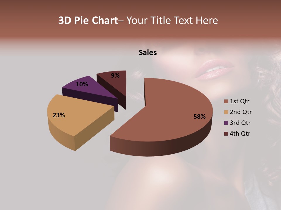 Luxury Girl Health PowerPoint Template