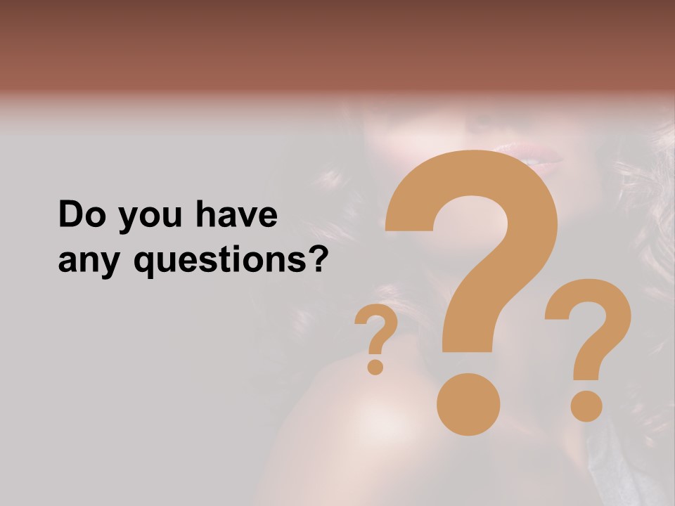 Luxury Girl Health PowerPoint Template