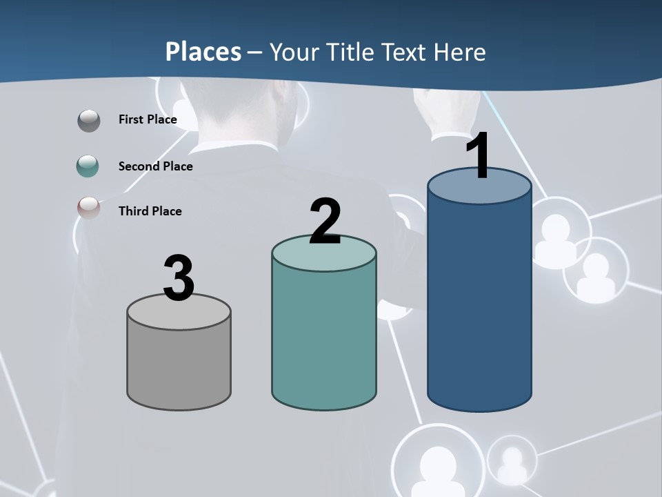 Job Communication Man PowerPoint Template