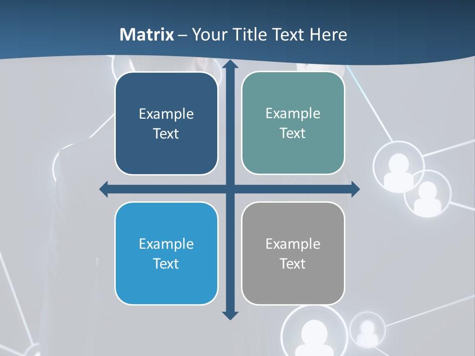 Job Communication Man PowerPoint Template