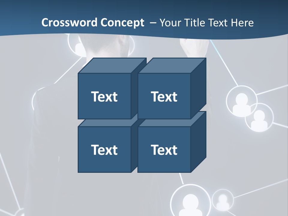 Job Communication Man PowerPoint Template