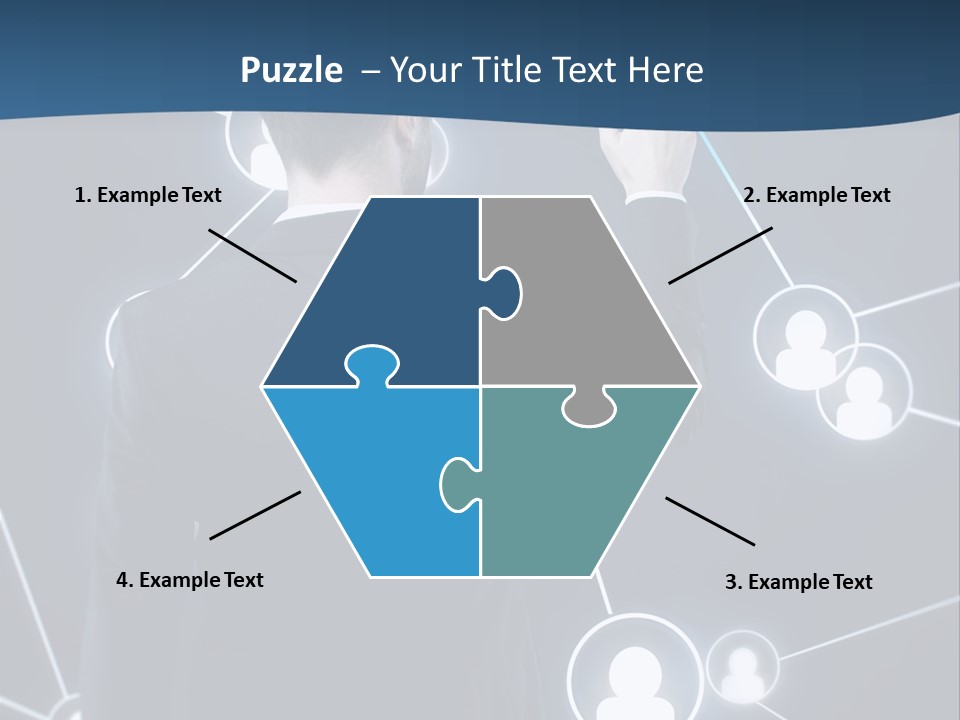 Job Communication Man PowerPoint Template