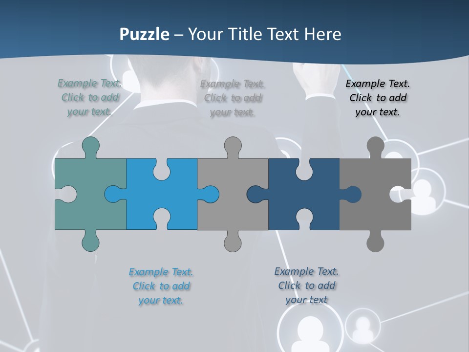 Job Communication Man PowerPoint Template