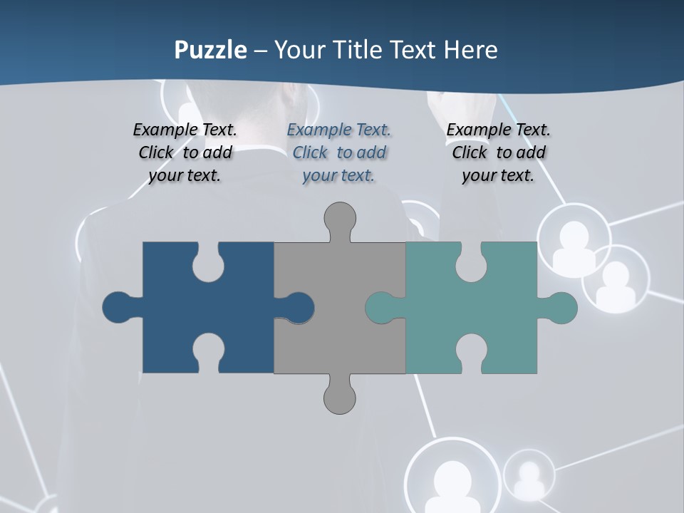 Job Communication Man PowerPoint Template