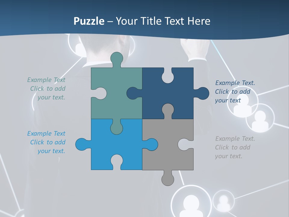 Job Communication Man PowerPoint Template