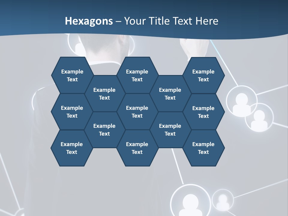 Job Communication Man PowerPoint Template