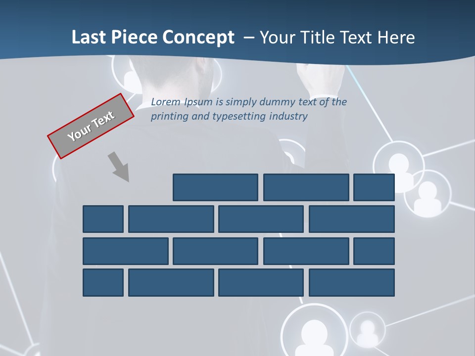 Job Communication Man PowerPoint Template
