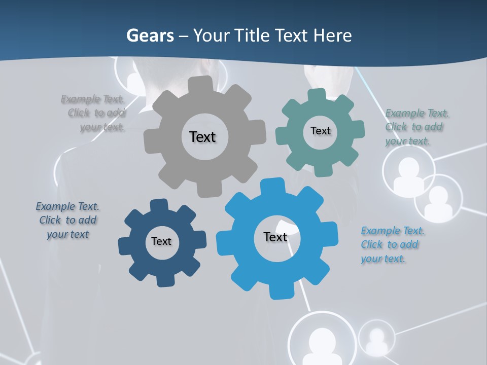 Job Communication Man PowerPoint Template