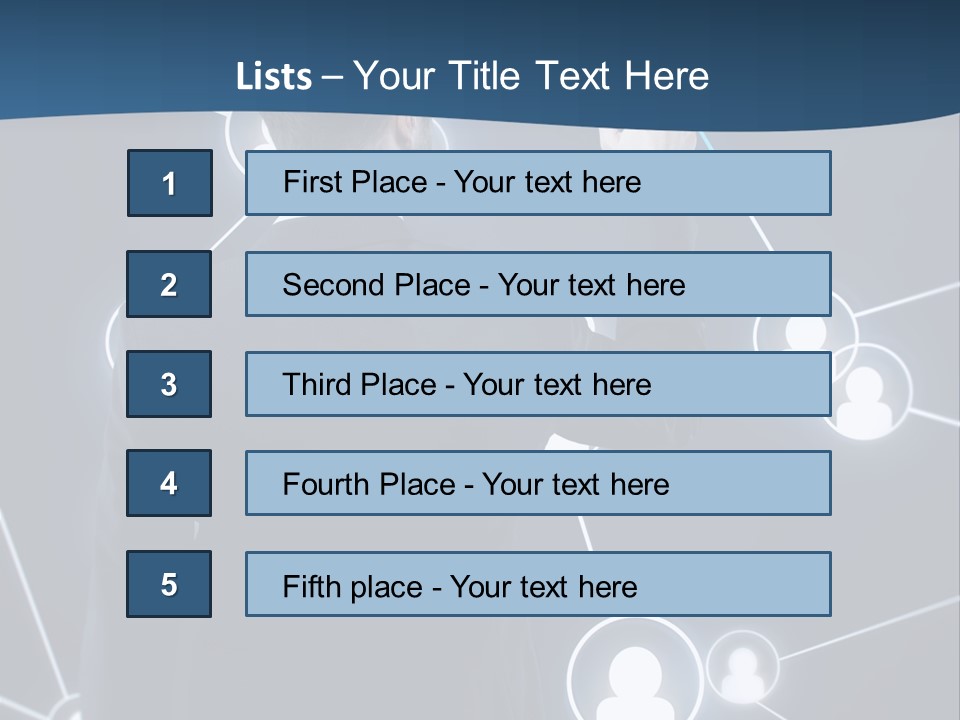 Job Communication Man PowerPoint Template