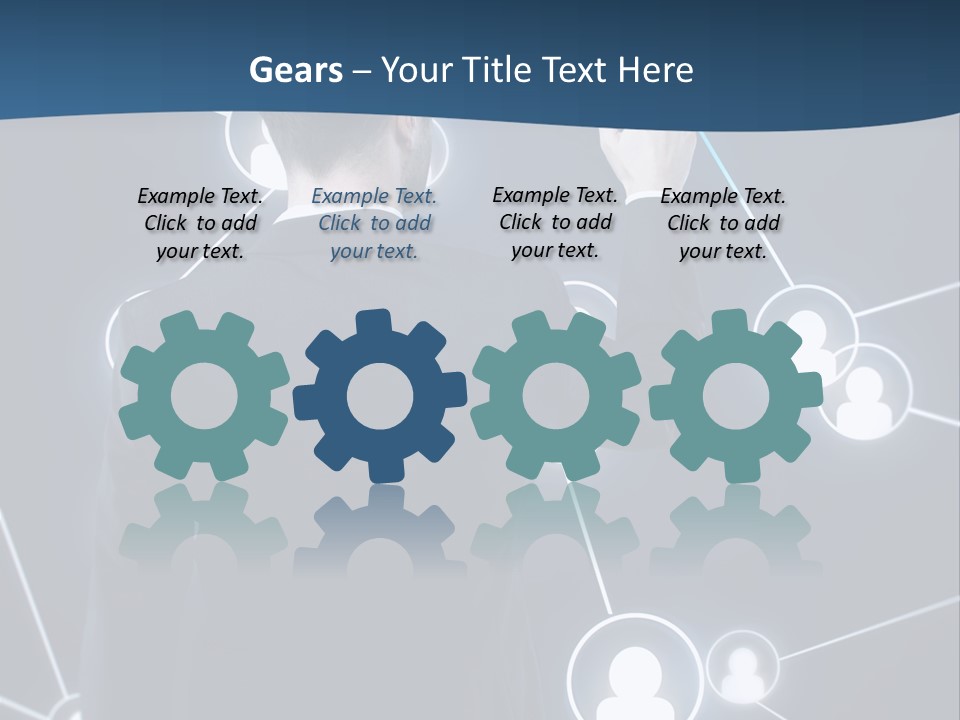 Job Communication Man PowerPoint Template