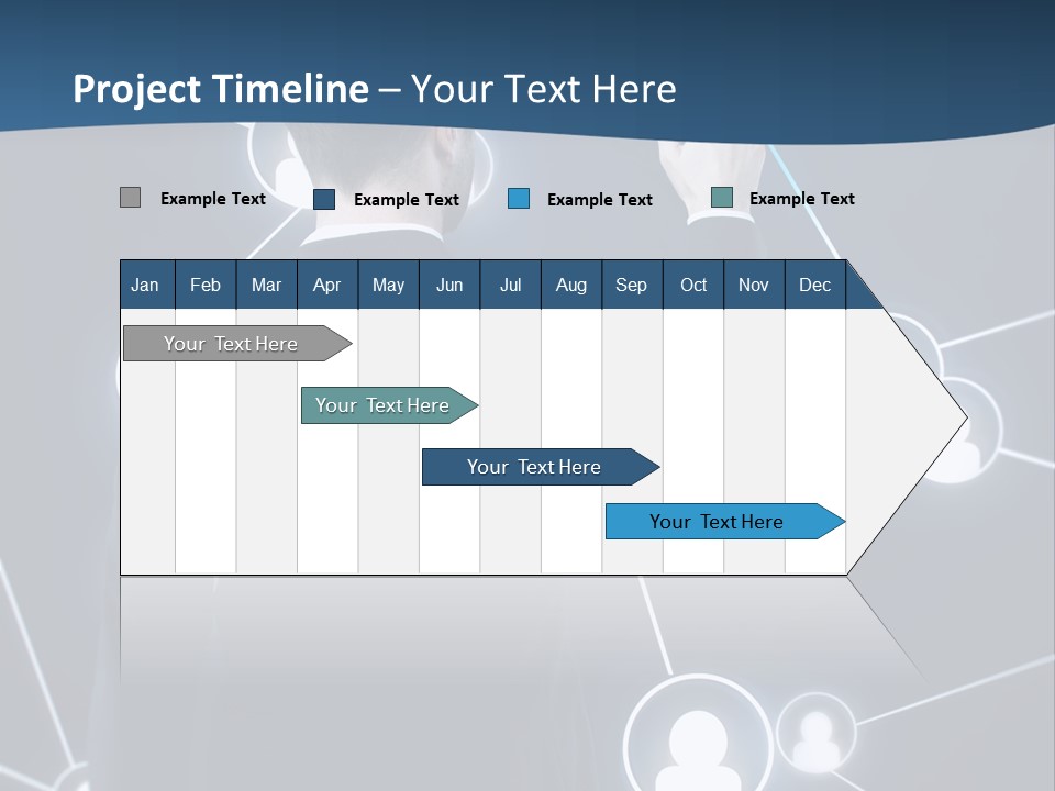 Job Communication Man PowerPoint Template