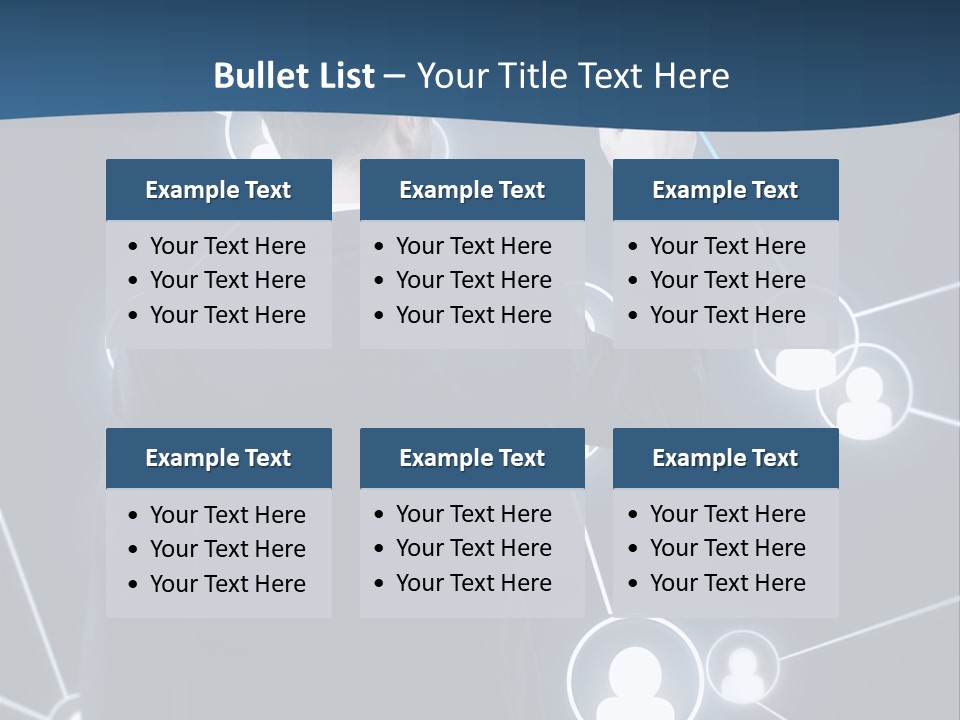Job Communication Man PowerPoint Template