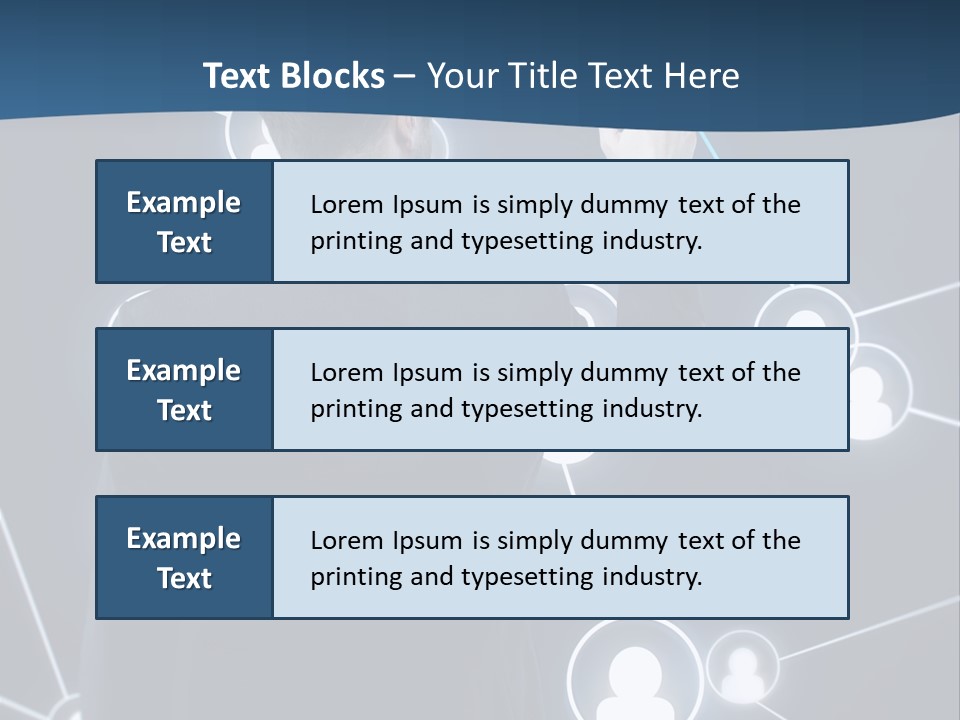 Job Communication Man PowerPoint Template