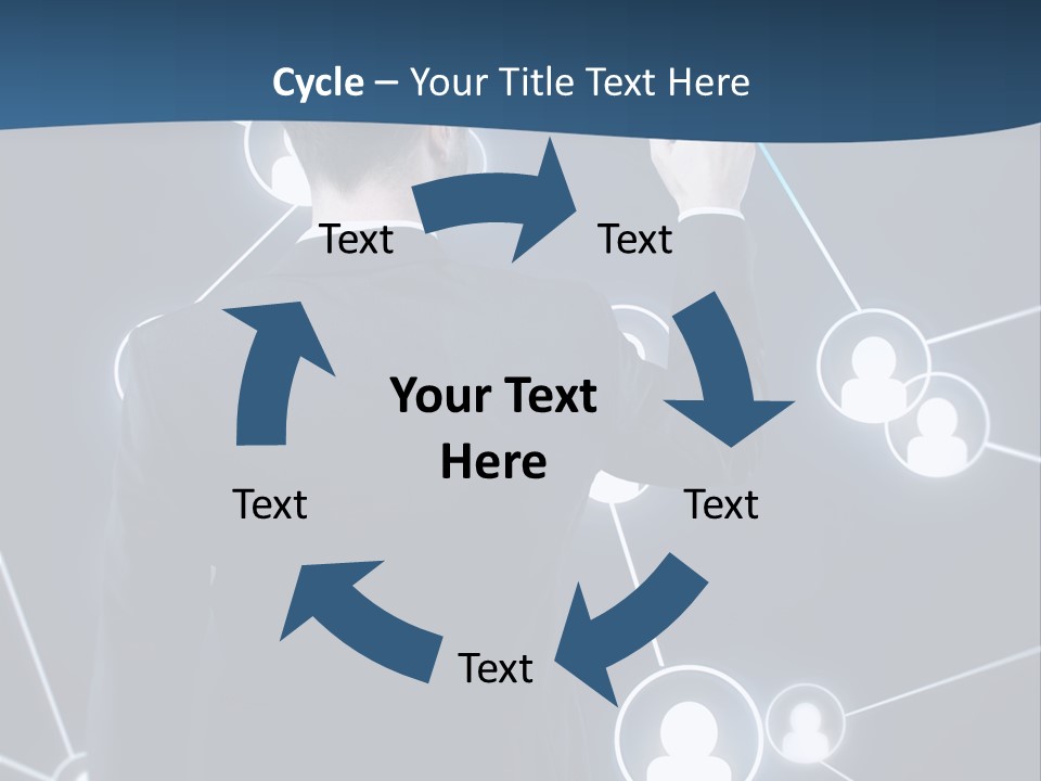 Job Communication Man PowerPoint Template