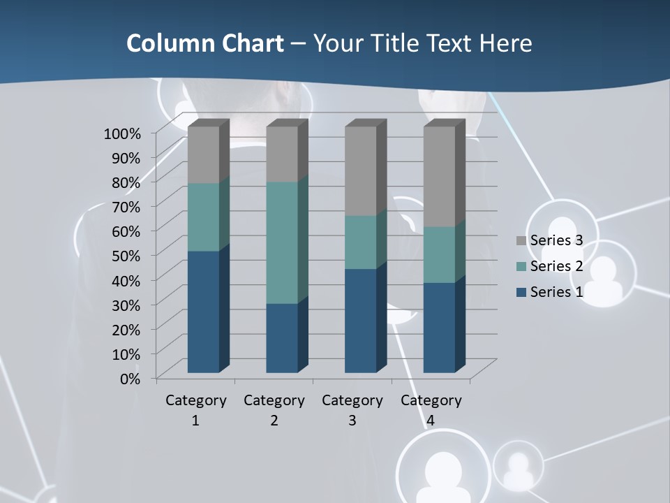 Job Communication Man PowerPoint Template