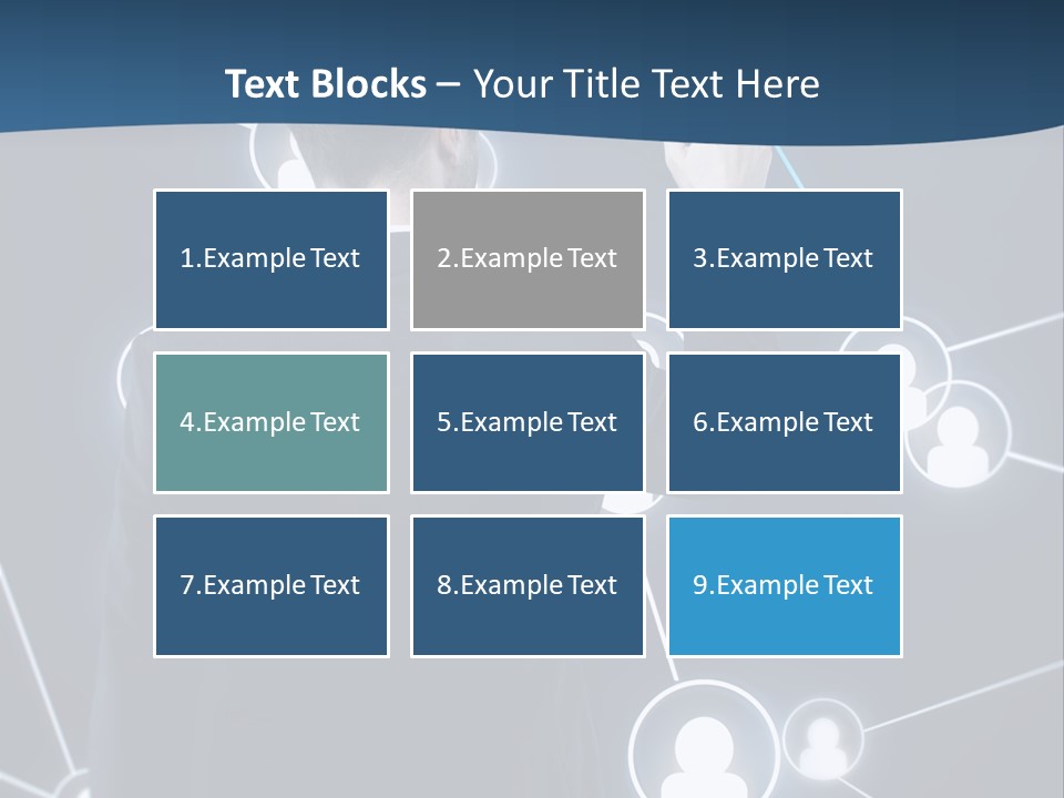 Job Communication Man PowerPoint Template