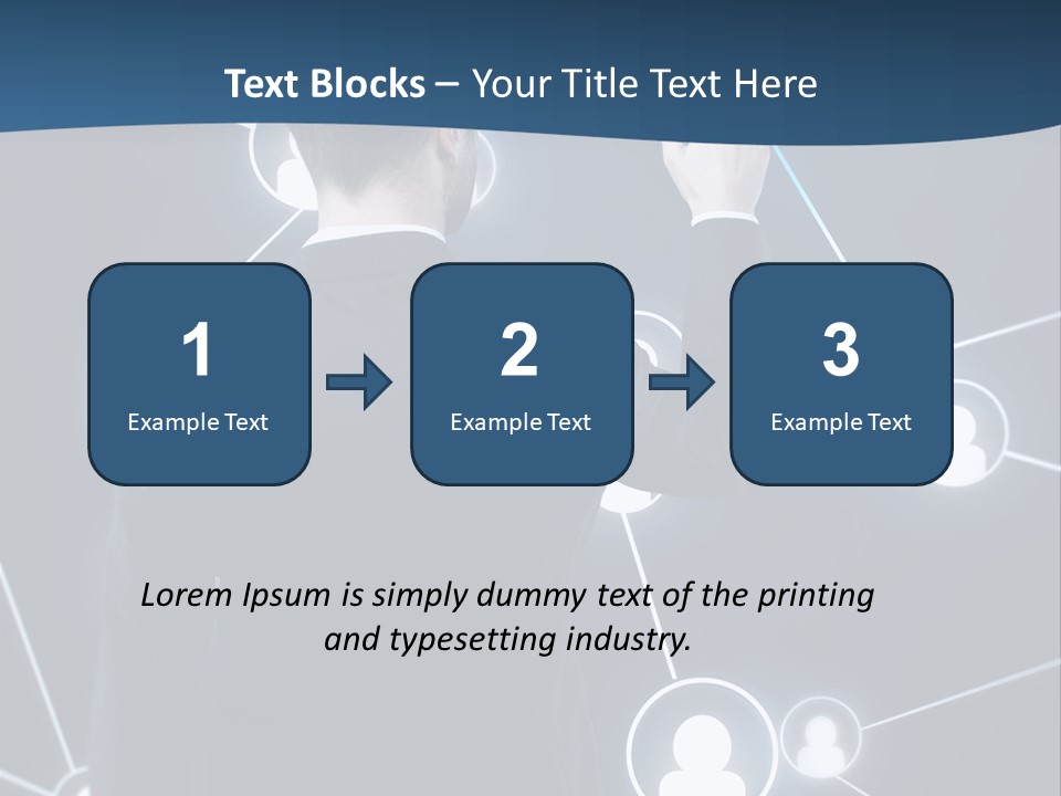 Job Communication Man PowerPoint Template