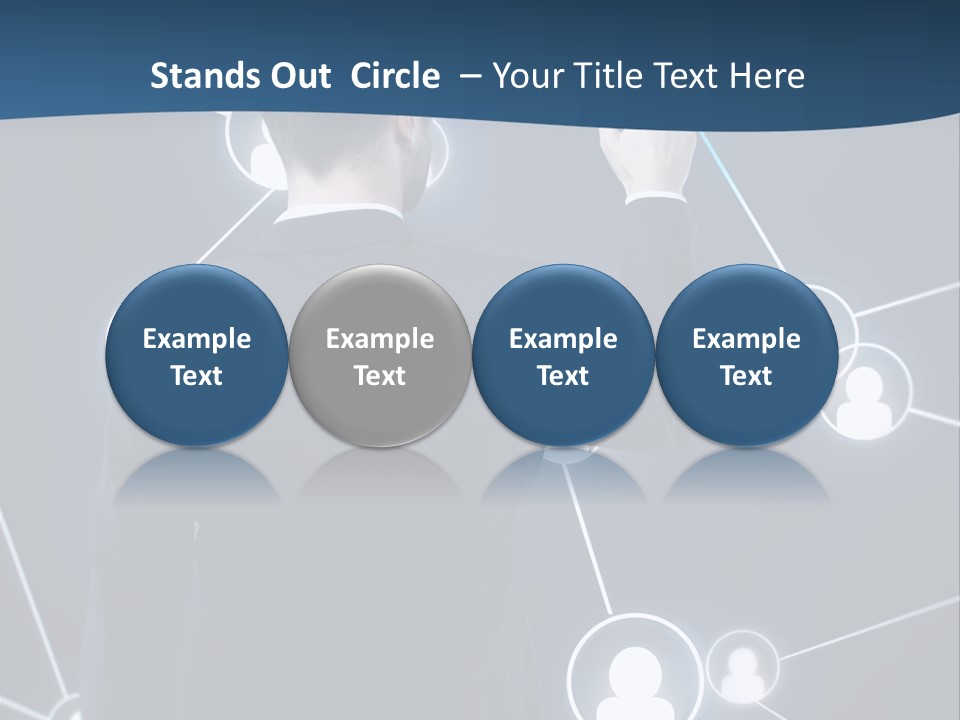 Job Communication Man PowerPoint Template