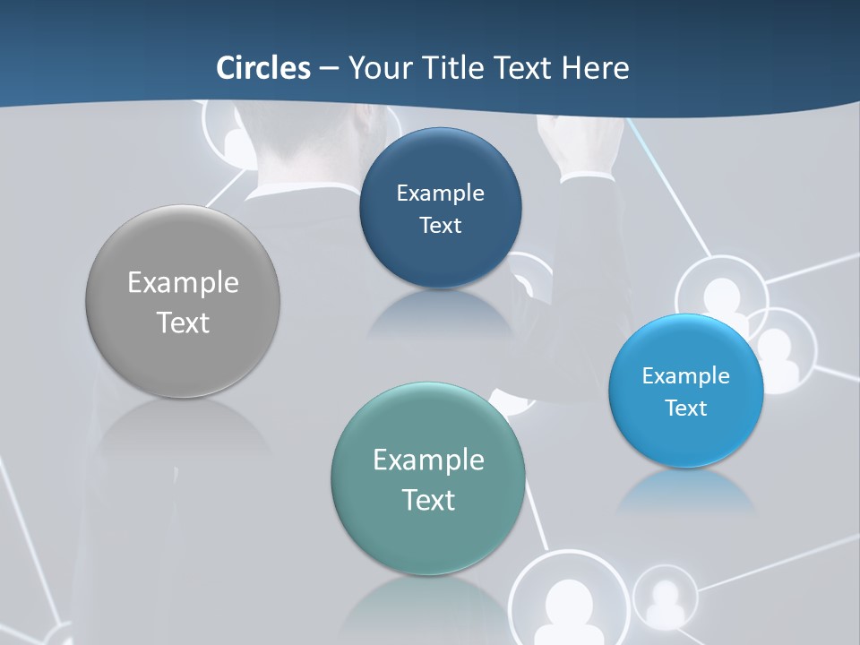Job Communication Man PowerPoint Template