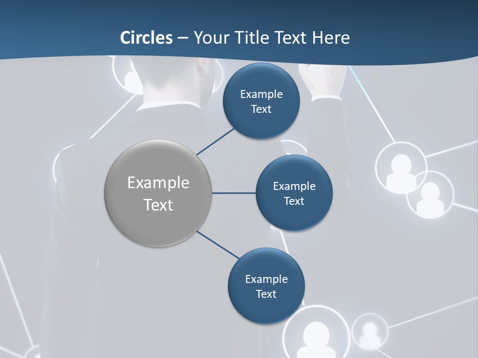 Job Communication Man PowerPoint Template