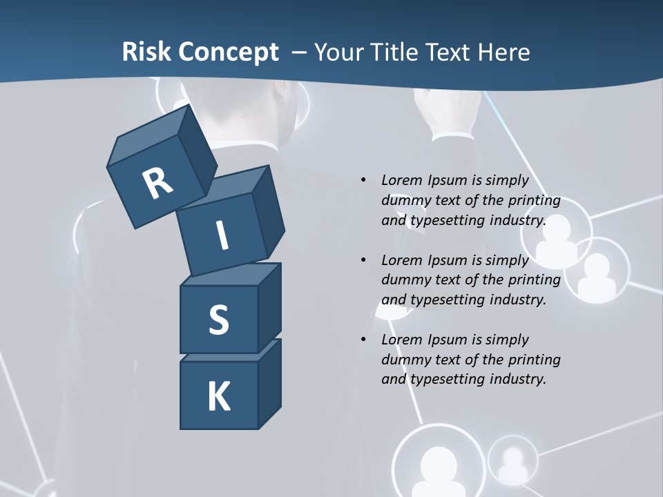 Job Communication Man PowerPoint Template