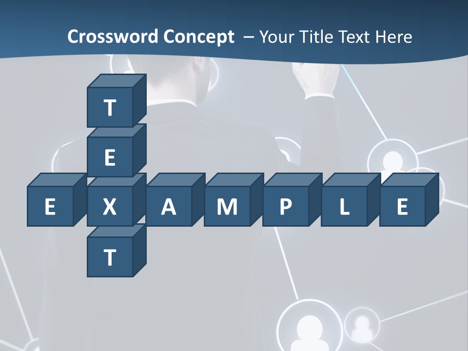 Job Communication Man PowerPoint Template