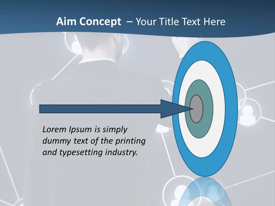 Job Communication Man PowerPoint Template