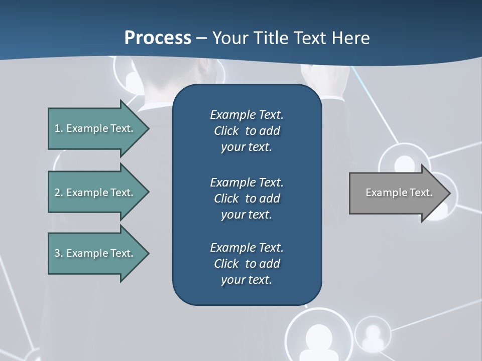 Job Communication Man PowerPoint Template