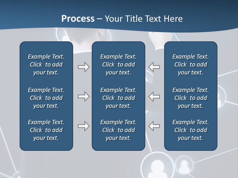 Job Communication Man PowerPoint Template