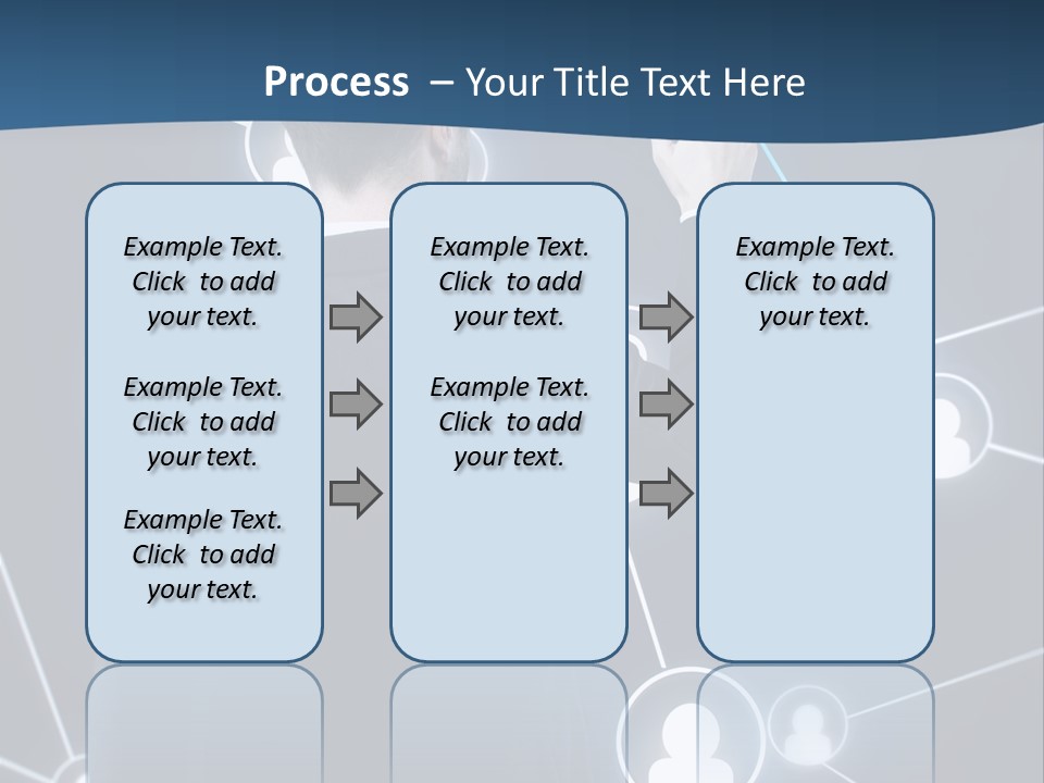 Job Communication Man PowerPoint Template