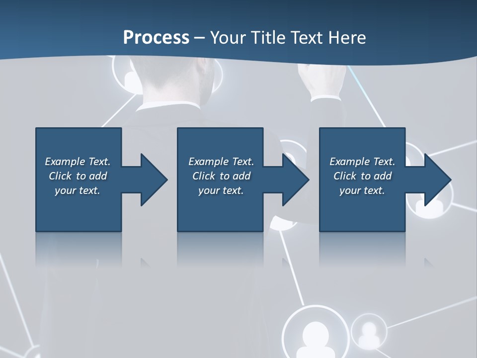 Job Communication Man PowerPoint Template