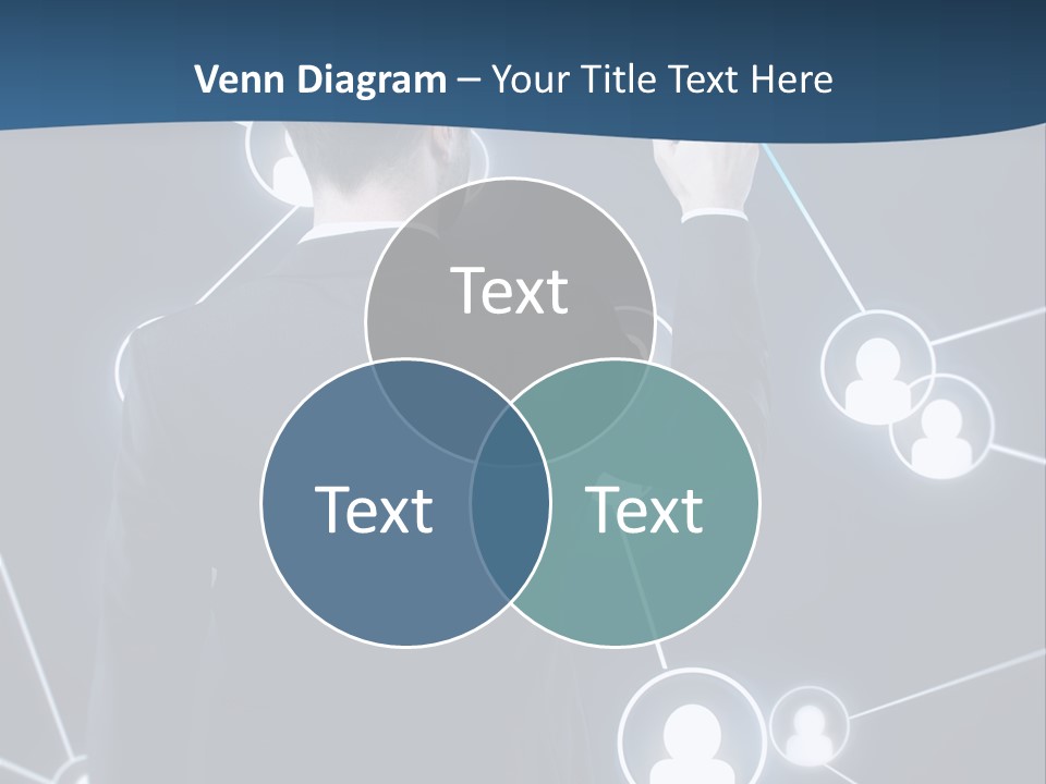 Job Communication Man PowerPoint Template