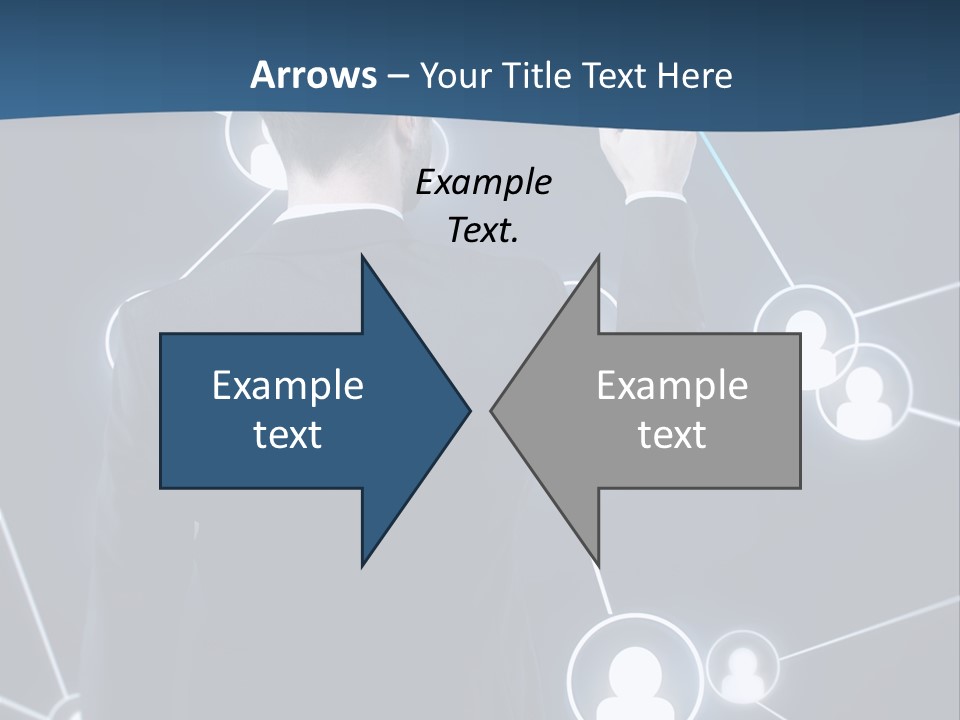 Job Communication Man PowerPoint Template
