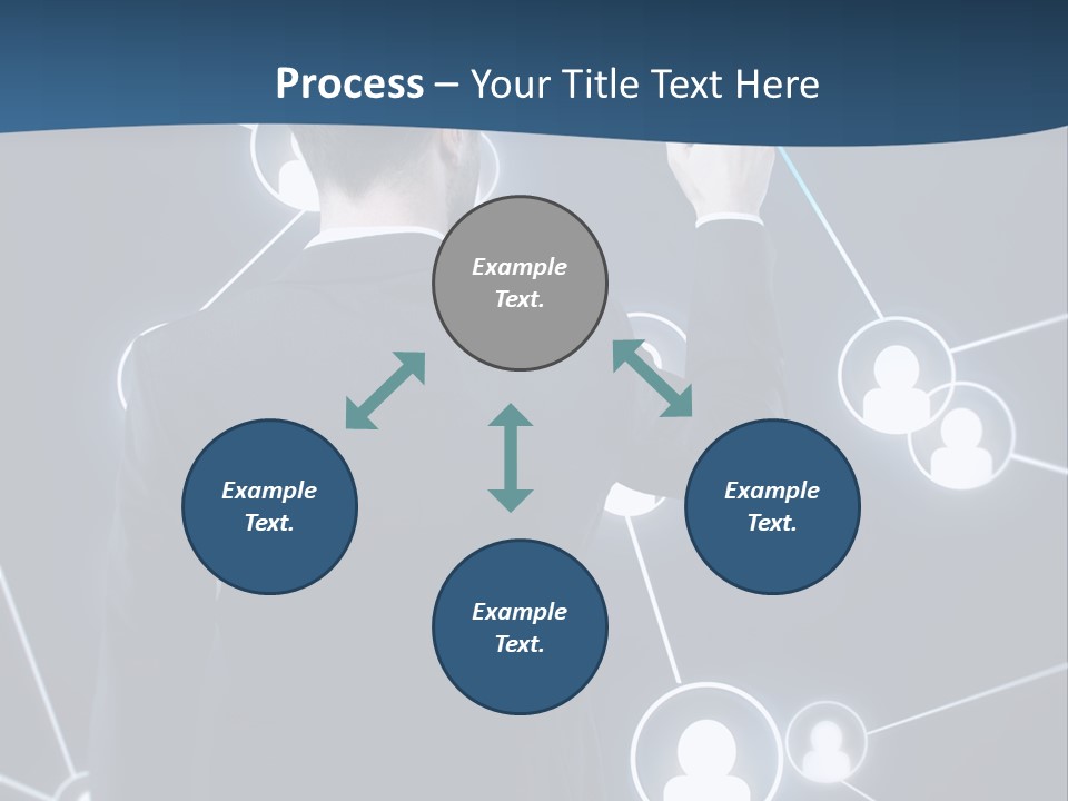 Job Communication Man PowerPoint Template