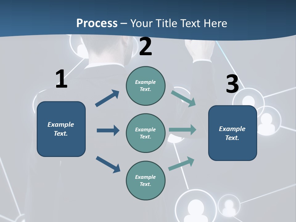 Job Communication Man PowerPoint Template