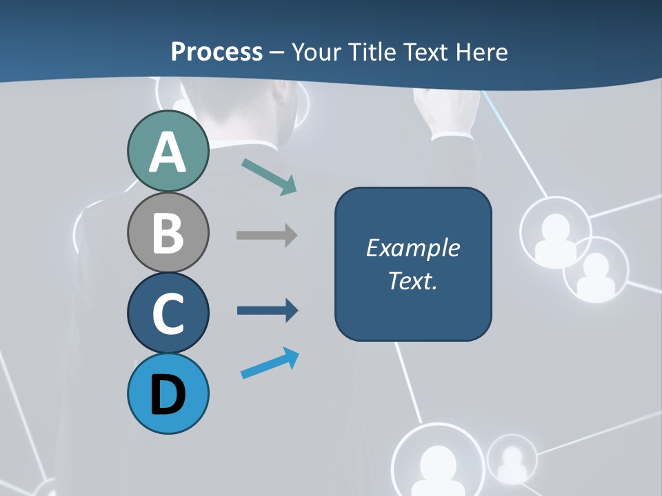 Job Communication Man PowerPoint Template