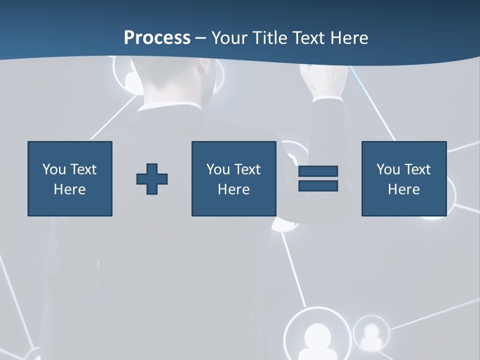 Job Communication Man PowerPoint Template