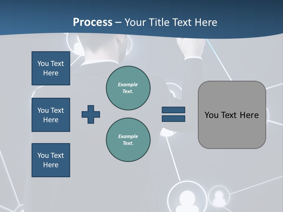 Job Communication Man PowerPoint Template