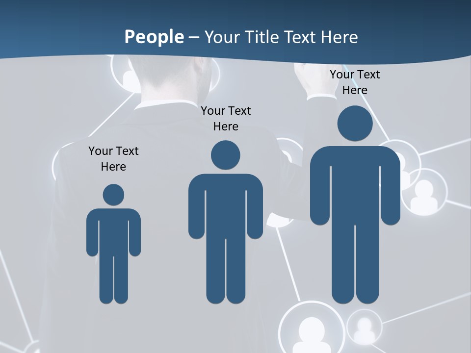Job Communication Man PowerPoint Template