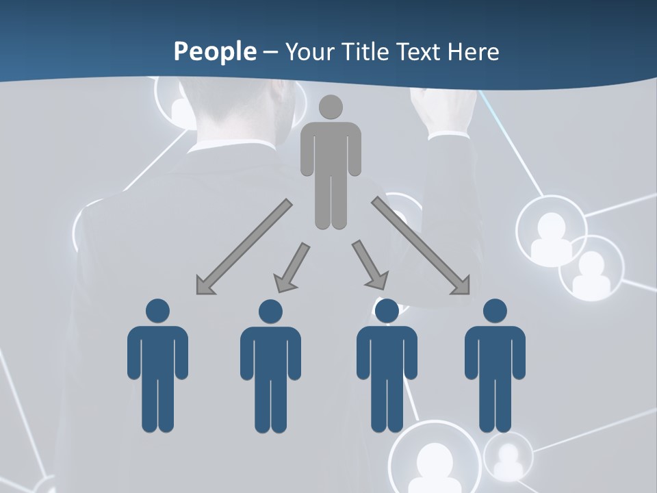 Job Communication Man PowerPoint Template