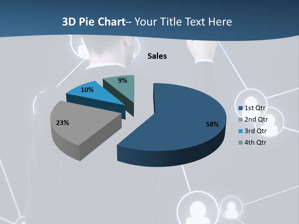 Job Communication Man PowerPoint Template