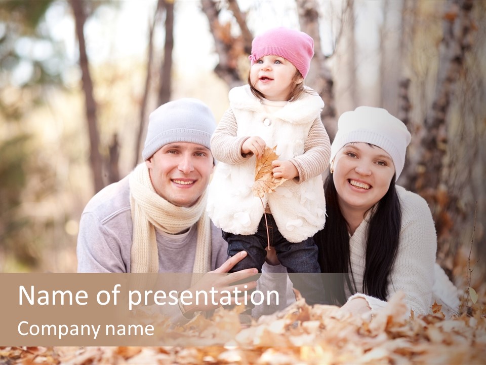 Mother Tender Girl PowerPoint Template